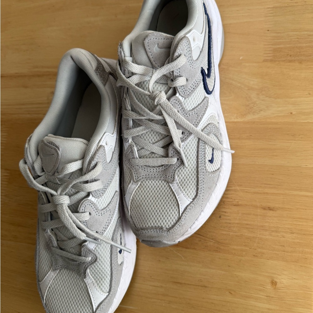 Nike Gray and White Athletic Shoes